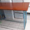 Mesa de Trabalho - Base de Ferro - Tampo de Madeira Maciça - Excelente Qualidade