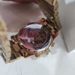 Relógio Feminino Michael Kors Mk8315 Gold Turquoise Luxo - Imagem 3