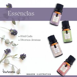 Essência 10ml Cada Diversos Aromas - Via Aroma