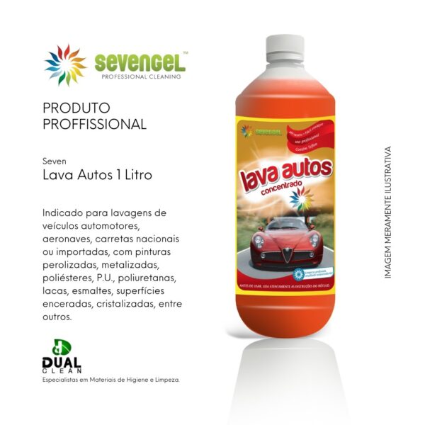 Lava Autos Concentrado 1 Litro - Sevengel