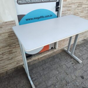 Mesa de Escritório - Cor Cinza - Atenção Mesa Alta