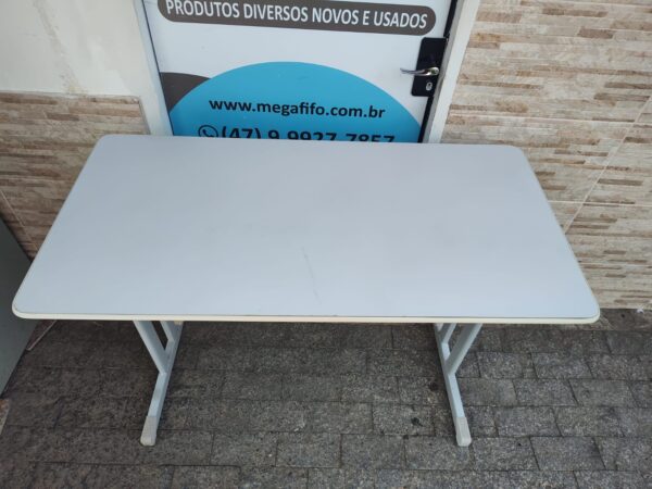 Mesa de Escritório - Cor Cinza - Atenção Mesa Alta - Imagem 2
