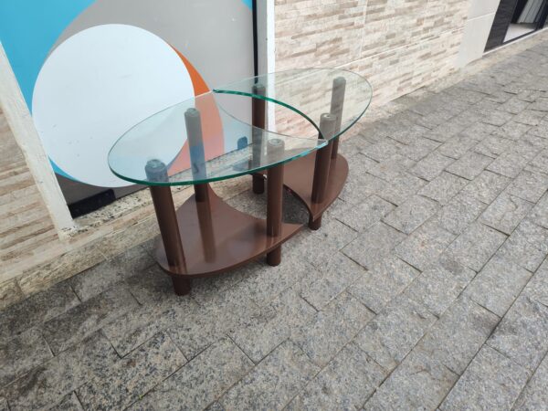 Mesa Escritório Casa Decorativa - Vidro - Excelente Qualidade - 2 Mesas - Imagem 7