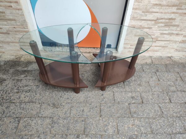 Mesa Escritório Casa Decorativa - Vidro - Excelente Qualidade - 2 Mesas - Imagem 5