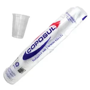 Copo 180ml Transparente c/100