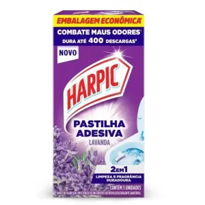 HARPIC PASTA ADESIVA 2 EM1 LAVANDA L3P2