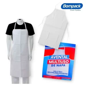 AVENTAL BOMPACK NAPA BRANCO 120X70CM