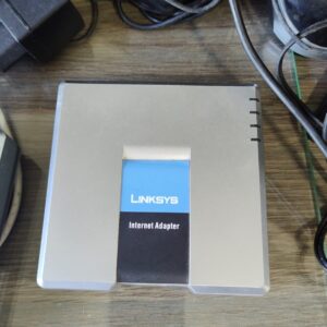 Adaptador Voip Linksys Gateway Voip Ata Spa3000 Nota Fiscal Asterisk Elastix