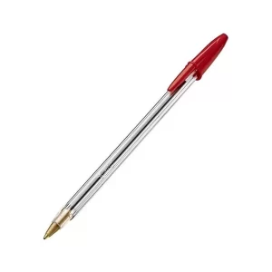 CANETA BIC CRISTAL DURA - VERMELHA - 1 UNIDADE