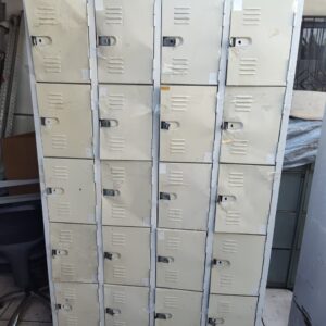 Armário Vestiário 20 portas - Cor Cinza