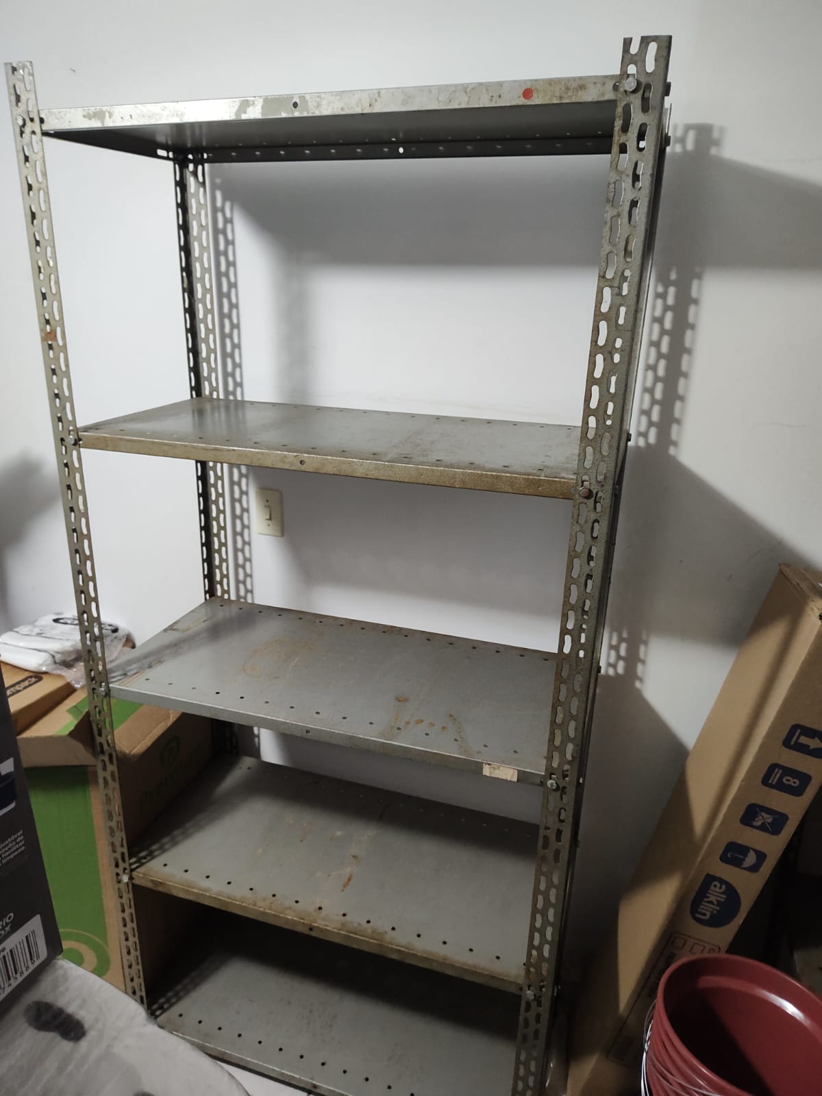 Prateleira de Aço - Com 5 bandejas - Reforçada - 0,43 cm de profundidade - Imagem 2