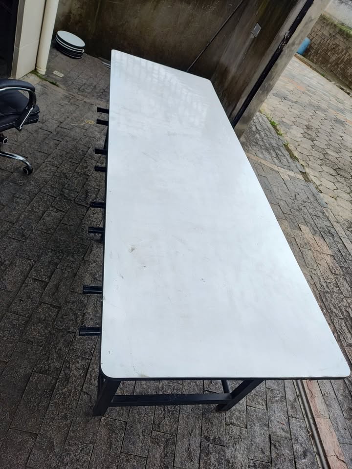 Mesa de Refeitório - 8 Lugares - Com Acento Retrátil - 2.00 Mts x 0,80 cm prof. - Imagem 5