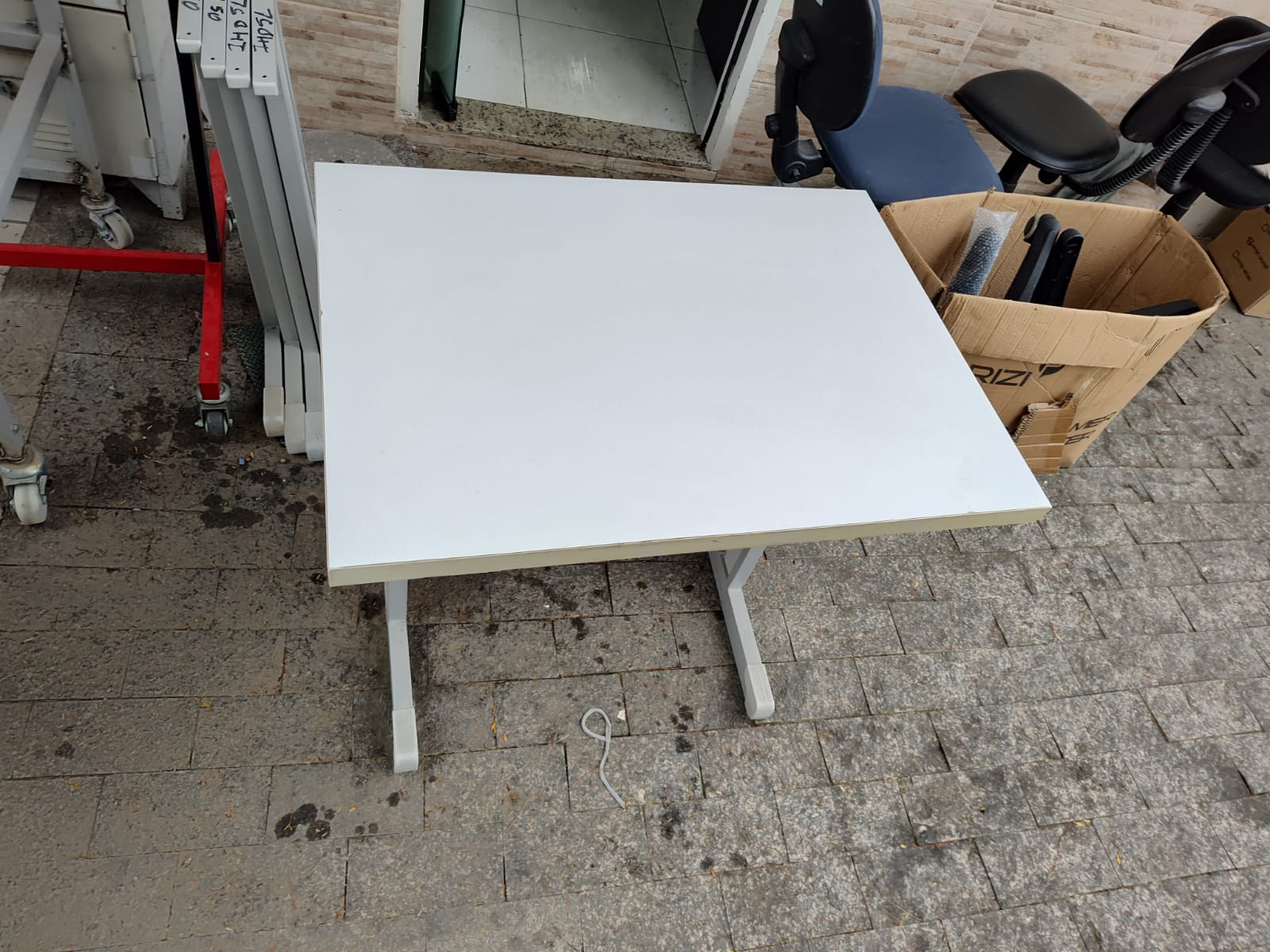 Mesa de Escritório - Cinza - 80x60 - Imagem 3