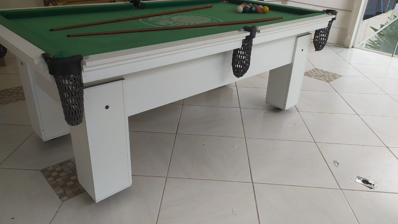 Mesa de Sinuca Completa com Tacos e Suporte - Imagem 5