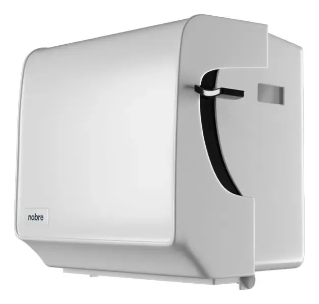 DISPENSER C/ ALAVANCA P/ PAPEL TOALHA BOBINA BRANCO - BRAVE - NOBRE - Imagem 2