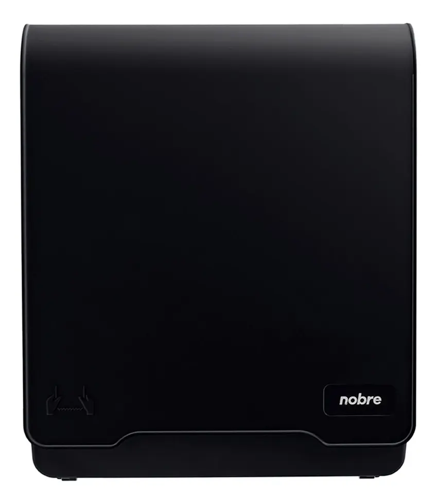 Dispenser Alavanca Para Papel Toalha Bobina Preto - Brave - Imagem 2