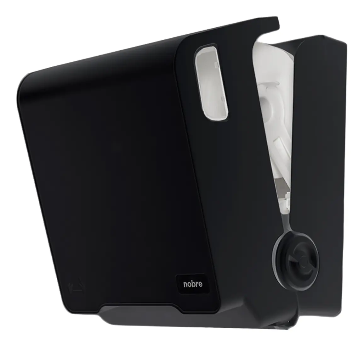 Dispenser Alavanca Para Papel Toalha Bobina Preto - Brave - Imagem 3