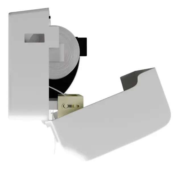 DISPENSER C/ ALAVANCA P/ PAPEL TOALHA BOBINA BRANCO - BRAVE - NOBRE - Imagem 6