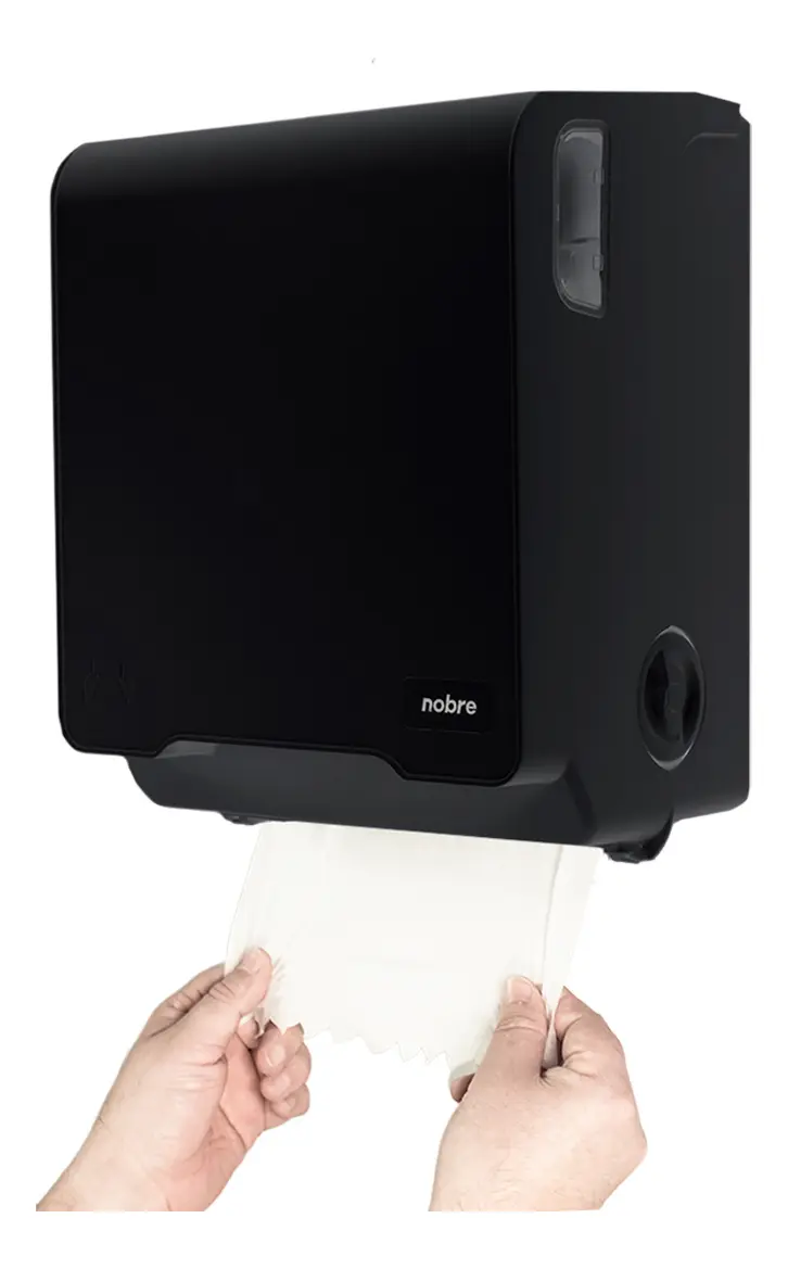 Dispenser Alavanca Para Papel Toalha Bobina Preto - Brave - Imagem 5