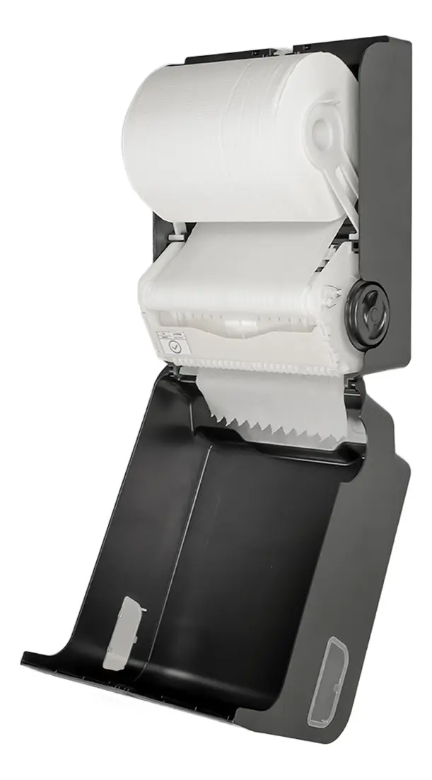 Dispenser Alavanca Para Papel Toalha Bobina Preto - Brave - Imagem 6