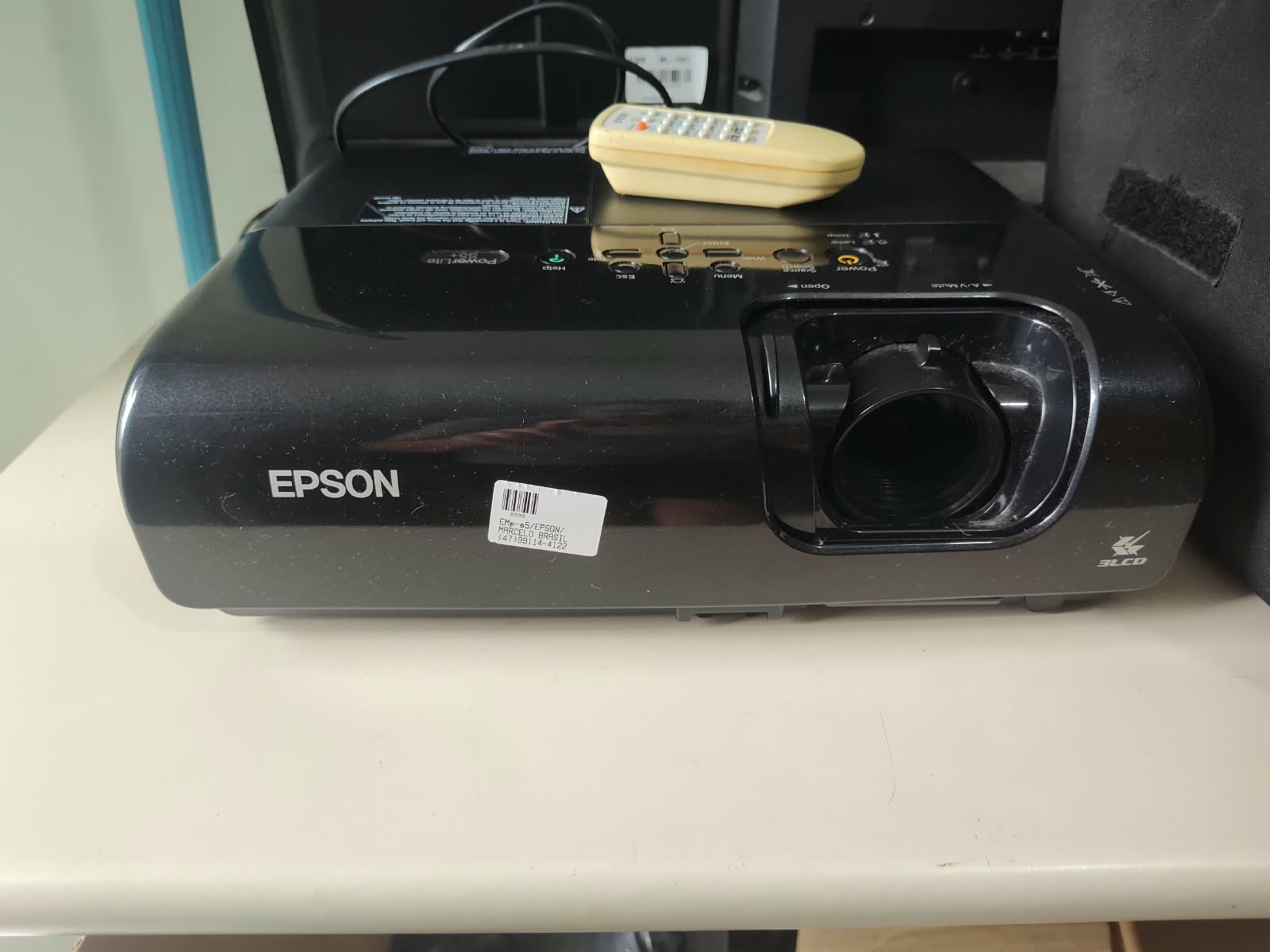 Projetor Epson PowerLite S5 / S5+(Funcionando 100%) + Controle + Mala de Transporte - Imagem 2