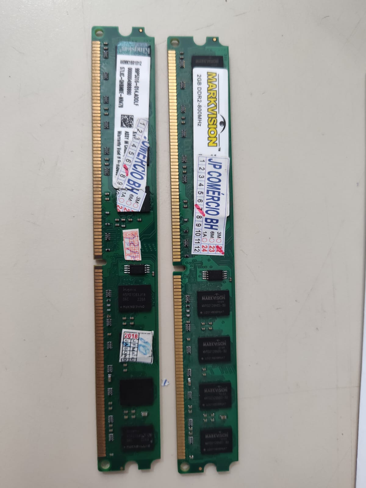 Memoria Ram DD2 - 2 GB - R$ 30 cada