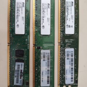 Memoria Ram DDR2 de 1 GB (15 reais cada)